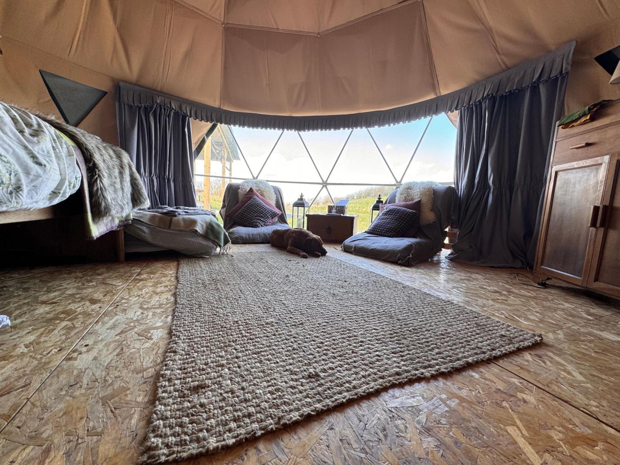 Hotel Geodesic Dome Glamping à Llanidloes Extérieur photo